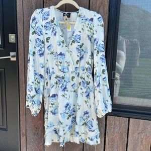 the Kooples floral long sleeved dress, size 2 (medium)